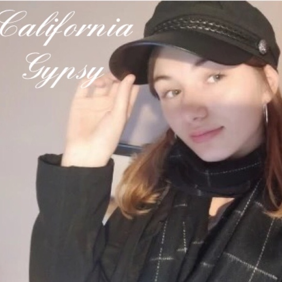 Retro Fisherman Baker Boy Leather Cotton Hat - Picture 3 of 7